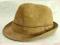 SUPER skórzany kapelusz vintage
