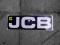 JCB 3cx 4cx Naklejka Ramienia Przedniego Nowy typ