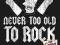 Simpsons - Never Too Old Rock - plakat 91,5x61 cm