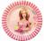 TALERZYKI Barbie talerze jednorazowe urodziny bal
