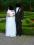 Piękna biała suknia ślubna - rozmiar 48 - 50