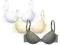 *Y688* Biustonosz biel 70 A push up PETITE FLEUR