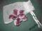 SOLAR broszka kwiat fiolet