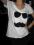 BLUZKA OVERSIZE FLAGA USA - WILDFOX- MOUSTACHE -23