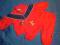 Czerwony dres z Kubusiem Puchatkiem Disney 80/86