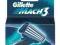 GILLETTE MACH 3 TURBO 2szt wkłady