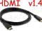 Kabel 2m HDMI -HDMI Gold v1.4 FullHD 3D Ethernet