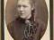 Kobieta, 1884 r. - wypukły medalion, R.Gaudenzi