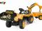 Smoby Traktor Max z przyczepa koparka + LEGO 24h