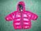 H&M różowa kurtka zimowa, puchowa rozm 68 NOWA