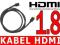 KABEL HDMI-HDMI FULL HD PS3 XBOX 360 1.3 GOLD 1,8m