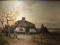 Krajobraz wiejski z chłopką w słońcu 1880 / 1900