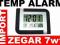 7w1 ZEGAR ŚCIENNY ALARM TEMP TIMER KALENDARZ