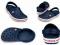 Klapki Crocs Crocband Navy 25-26, 16cm, 8-9, nowe