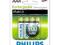 PHILIPS akumulatorki MultiLife R03 900mAh FV