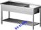 STÓŁ NIERDZEWNY 1200x600x850(h) ZE ZLEWEM I PÓŁKĄ