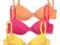 *O405* Biustonosz push-up PETITE FLEUR 90 A zolty