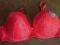 Czerwony biustonosz usztywniany nowy 90DD