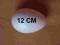 Jajka styropianowe 12 cm jajko ze styropianu 10szt