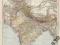 INDIE TYBET HIMALAJE Piękna mapa 1887 rok oryginał