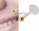 Kolczyk labret tragus kuleczka 2mm PTFE piercing