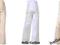 C739 Białe spodnie ciążowe 56 Bella-Fashion
