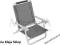Aluminiowe krzesło plażowe CEZANNE, antracyt