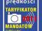 Taryfikator mandatów tabela B+C. - ebook PDF