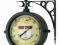 Zegar zewnętrzny termometr obrotowy RETRO Germany