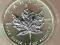 MAPLE LEAF 1 Oz/Uncja KANADA 2011 sliver