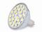 LED MR16 - 24x SMD 5050 12V 3,5W 3000K GU5.3 51x37