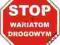 NAKLEJKA STOP WARIATOM DROGOWYM