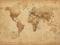 Antyczna Mapa Świata - plakat 100x140 cm