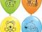 Balony Zwierzątka kolorowe mix 4 szt Urodziny