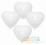 Baloniki Balony białe serca 29cm 16szt Walentynki