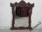 stylowe przepiękne lustro z litego mahoniu 125x95