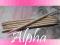 alpha - krótkie PATYCZKI DO MANICURE  6 szt HIT