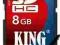 KARTA PAMIĘCI KING SD 8GB SDHC WYSYŁKA 24H -PROMO