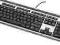 Logitech OEM UltraX Premium Keyboard Sreb-Czarn