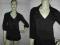 koszula tunika czarna na ciążę H&M MAMA 36 S