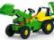 TRAKTOR ROLLY TOYS JOHN DEERE Z ŁYŻKA + KOPARKA