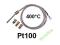 czujnik temperatury Pt100 5x25 z mocowaniem pt-100