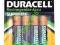 4 x Akumulatorki Duracell R6 2450mAh Made in Japan