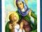 Św. Anna z Maryją stary obrazek