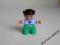 LEGO DUPLO dziecko dziewczynka z warkoczykami bdb