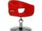 Fotel fryzjerski Toscania-czerwony ITALPRO