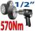 KLUCZ PNEUMATYCZNY 1/2" 570Nm 7000rpm MOCNY !