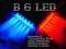 Oświetlenie LED do Akwarium B6 xLED 6 KOLORÓW 1W