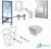 GROHE RAPID STELAŻ 5W1 COSMO + FRESH +STYLE +WOLNO