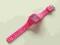 M09 - ZEGAREK JELLY  WATCH CARBON ŻELOWY RÓŻOWY